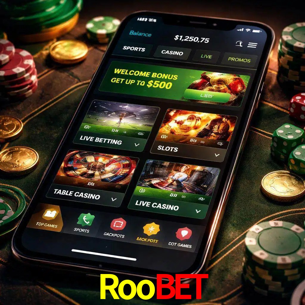 Diseño de juegos móviles Roobet para usuarios en México