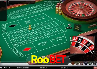 Una escena digital vívida inspirada en casino con Roobet mostrado prominentemente, luces brillantes, fichas, cartas y acentos dorados.